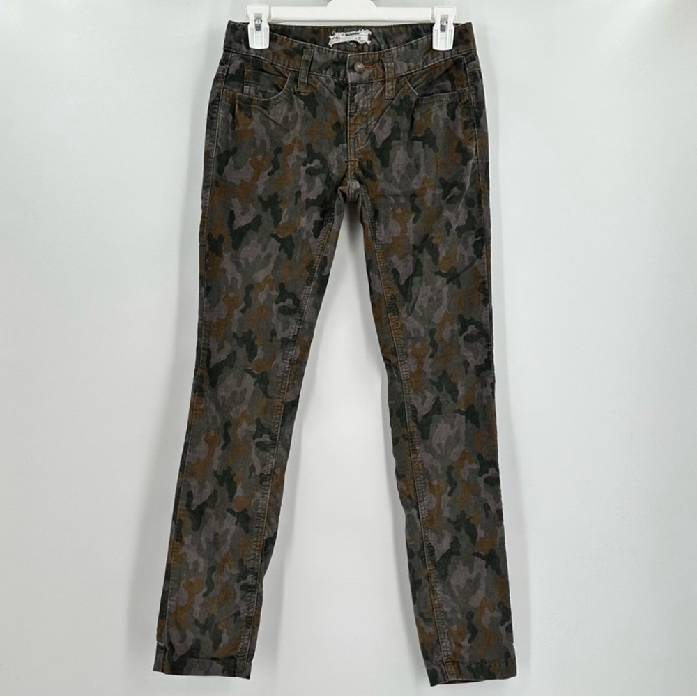 Zanadi Green Low Rise Boot Cut Utility Y2K Pants Size 3